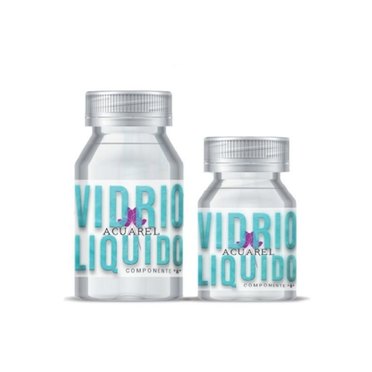 KIT VIDRIO LIQUIDO ACUAREL 150CC COD VL10          