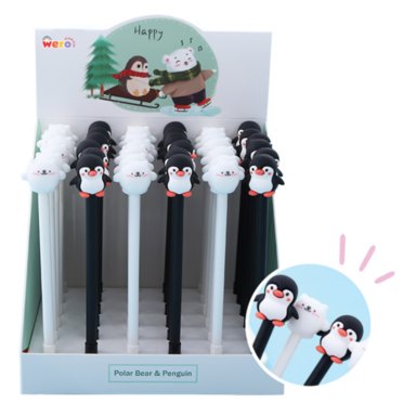 BOLIGRAFO FANTASIA WERO WE2006 POLAR BEAR & PENGUIN          