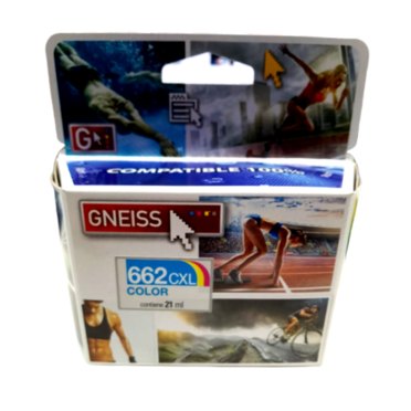 CARTUCHOS PARA HP GNEISS 662CXL COLOR 22ML CDI          