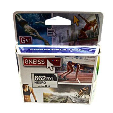 CARTUCHOS PARA HP GNEISS 662BXL NEGRO 22ML CDI          