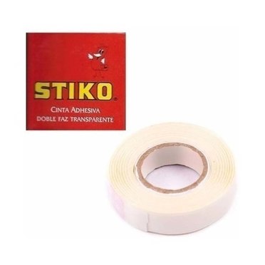 CINTA DOBLE FAZ STIKO 12X10MTS 550-64          