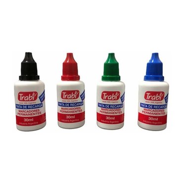 TINTA PARA MARCADOR PERMANENTE TRABI X30ML 3410          