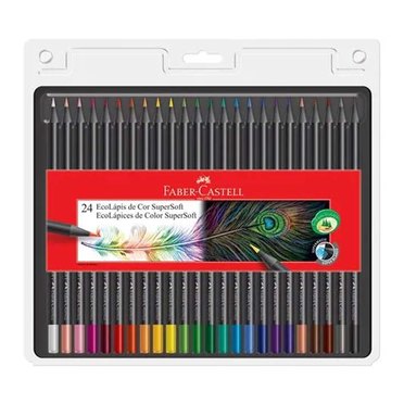 LAPICES COLOR FABER SUPERSOFT 24U120724SOFT 210724 ESTUCHE          