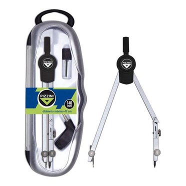 COMPAS TECNICO PIZZINI 140MM PK227 C/ADAPTADOR          
