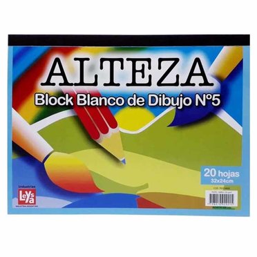 BLOCK PARA DIBUJO ALTEZA BLANCO X20HJSLEYSA 174-022          
