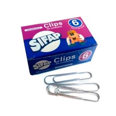 BROCHES CLIP ACERO NRO6 SIFAP 163000          