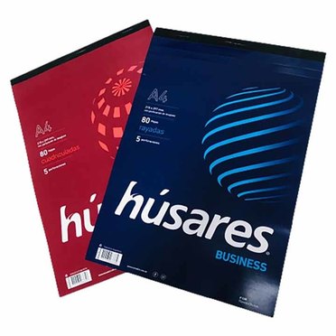 BLOCK BORRADOR HUSARES A4 80HJRAY/CUAD 6335/6336          