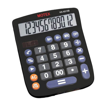 CALCULADORA MOTEX KK-6515B 12DIG IBICO 073000          