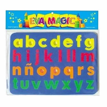 LETRAS GOMA EVA 27UNIDCOD2400 EVA MAGIC MINISCULA          