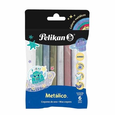 CRAYONES JUMBO METALICO X6 PELIKAN 50600622 011-312-140          