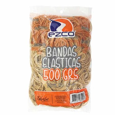 BANDA ELASTICA EZCO 500GRSBOLSA 608500          