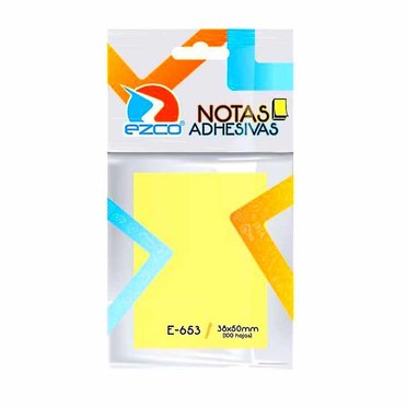 NOTAS ADHESIVAS EZCO 38X50MMCODE-653 980653          