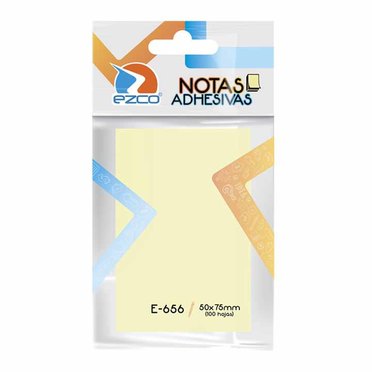 NOTAS ADHESIVAS EZCO 50X75MMCODE-656 980656          
