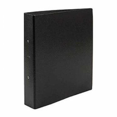 CARPETA 2X40 OFICIO FIBRA NEGRA AVIOS 0647          