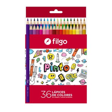 LAPICES COLOR FILGO LARGO X36UNID PN201-E36-SUR          