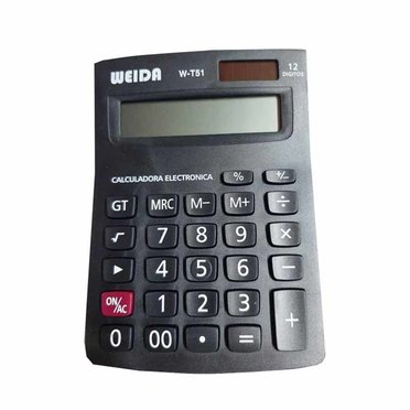 CALCULADORA WEIDA W-T51 12DIG 21051NG          