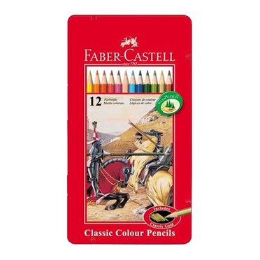 LAPICES COLOR FABER LATA X 12UNID 115844          