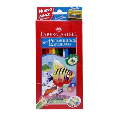 LAPICES COLOR FABER ACUARELABLE 12UNID120212EX 310312          