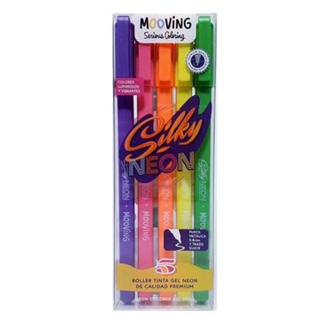 BOLIGRAFO MOOVING GEL NEON X5UNID3071205 COLORING          