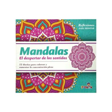 LIBRO MANDALAS PEDRITO 21X23CM 72PGS 21364          