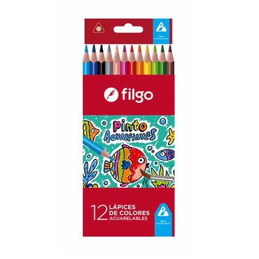 LAPICES COLOR FILGO ACUARELABLE 12UNID PN401WT-E12-SUR          