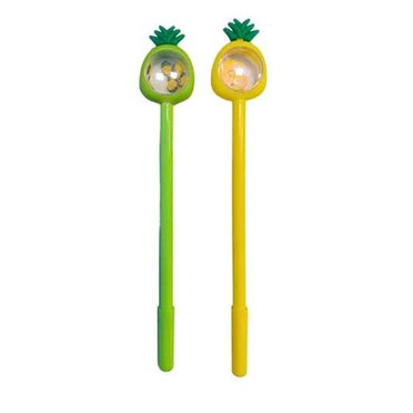 BOLIGRAFO ANANA CON VISOR 23044 COLOURS          