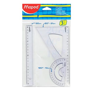 SET GEOMETRICO MAPED 3 PIEZAS 242793ZM          
