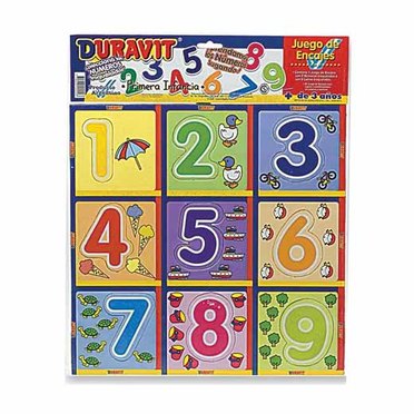 PUZZLE NUMERO X 9 PIEZAS 002 DURAVIT 003835          