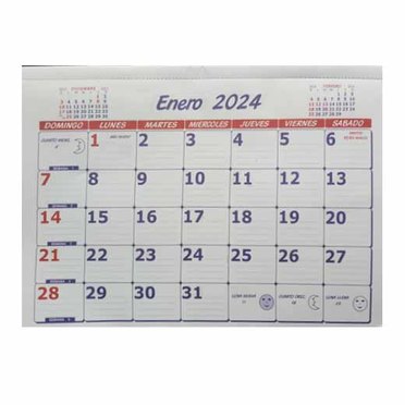 ALMANAQUE MENSUAL AGENDA 31X22CM LCDLA          