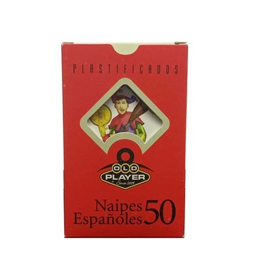 NAIPES ESPAÑOLES X50 OLD PLAYER 5128 PLASTIFICADAS          
