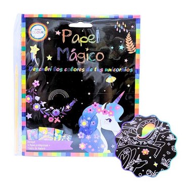 PAPEL MAGICO COLOURS 26352 X4 HJS 18X20CM          