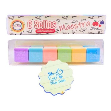 SELLO MAESTRA X 6 26347 COLOURS COLOR PASTEL          