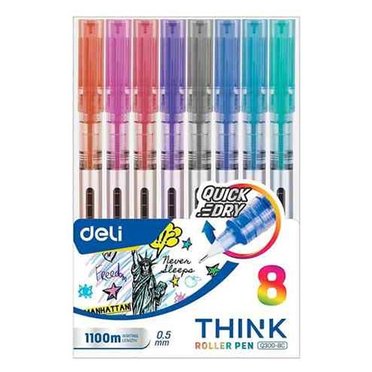 BOLIGRAFO ROLLER PEN THINK X8U EQ300-8C 05MM          