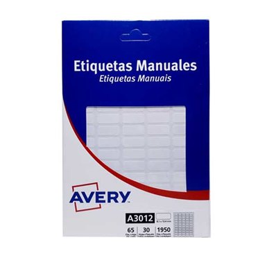 ETIQUETA AVERY CAJA X30UNID          