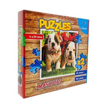 PUZZLES 48 Y 100PZSMASCOTAS TOTOGAMES ART2338          