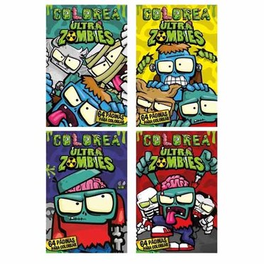 LIBRO A COLOREAR ULTRA ZOMBIES BETINA ART2318/2327/2328/2329          