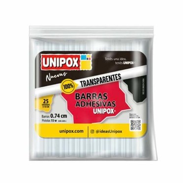 SILICONA BARRAS FINA UNIPOX X10CM 25U 3290          