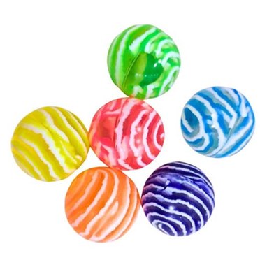 PELOTA SALTARINA 24970 ESPIRALADA TRANSPARENTE COLOURS          