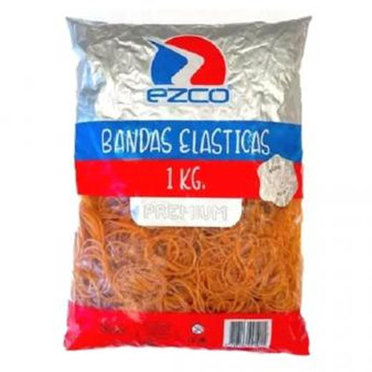 BANDA ELASTICA EZCO 1000GRS PREMIUM 609101 100% LATEX          