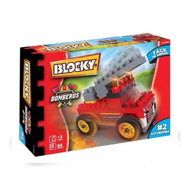 BOMBEROS MINI 44PZS BLOCKY 01-0694 RASTI          