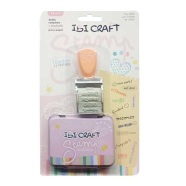 SET MAESTRA SELLO + ALMOHADILLA 841604 INGLES IBI CRAFT          
