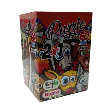 PUZZLE X60PZAS 2X1 PERRITOS ART200 NUPRO          