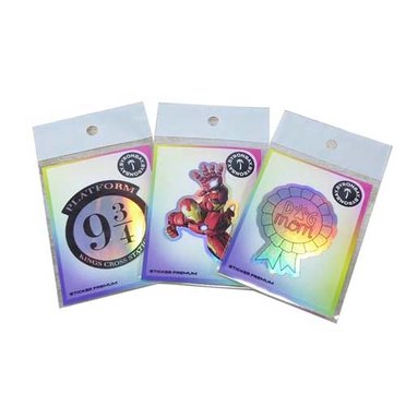 STICKERS HOLOGRAMADOS SURTIDOS BYRON BAY          