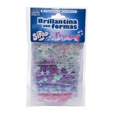 BRILLANTINA CON FORMAS DREAMS X5USIFAP          
