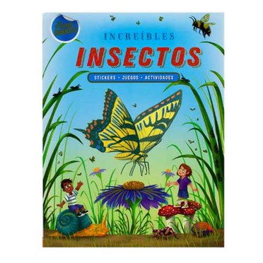 LIBRO INSECTOS INCREIBLES 2564 GRADO CINCO CON STICKERS          