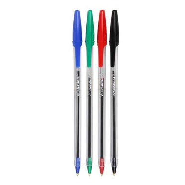BOLIGRAFO SIMBALL DOLCHE PUNTA 1MM AZ/NE/RO/VE          