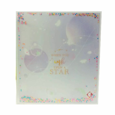 CARPETA 3X40 ESC PP C/GLITTER THE PEL 5413          