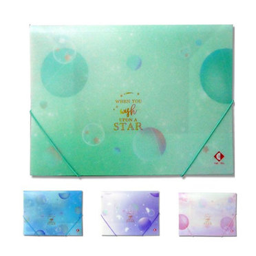 CARPETA 3 SOLAPAS PP OF FANTASIA C/ELASTICO THE PEL 6057/59          