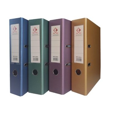 BIBLIORATO PVC OFICIO PALANCA ALTA METALIZADO THE PEL          