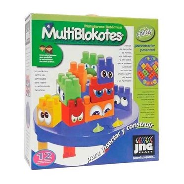 PLATAFORMA MULTIBLOKOTES 012533 DIDACTICO 12PZAS JNG          